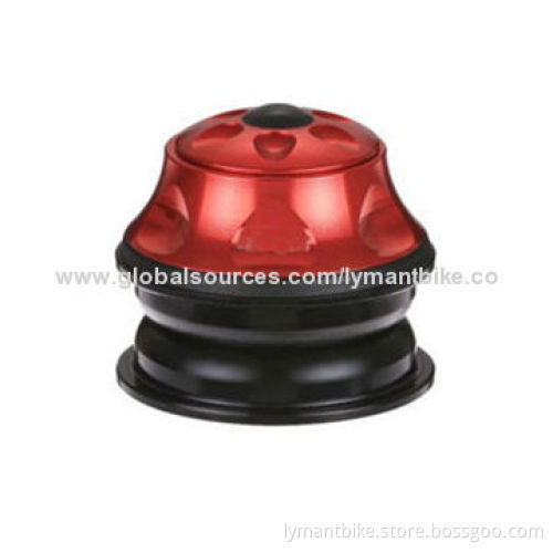 Bicycle Headset, Made of Aluminum Alloy & Steel, Sized 1-1/8", Sealed Cartridge for MTB & Road Bike